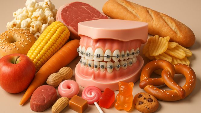 Qué NO comer cuando tienes brackets
